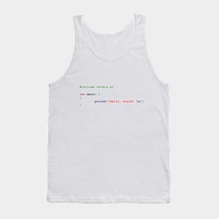 Hello World! Tank Top